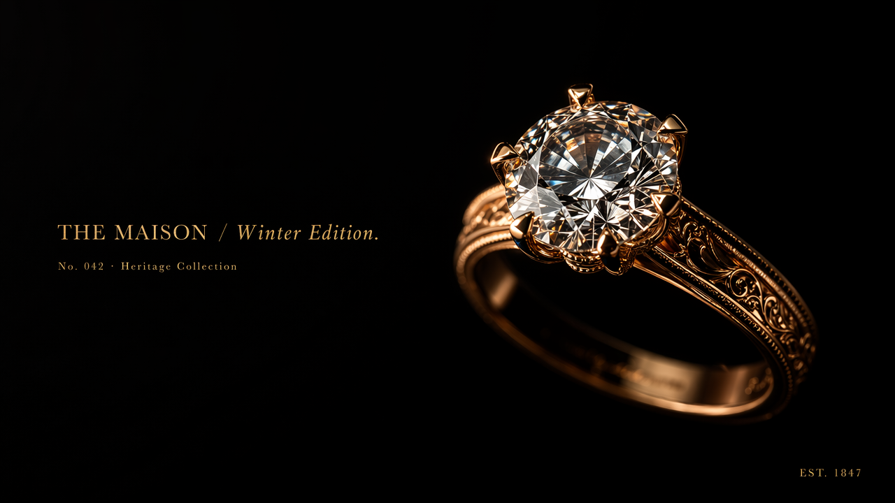 THE MAISON · Winter Edition luxury jewelry