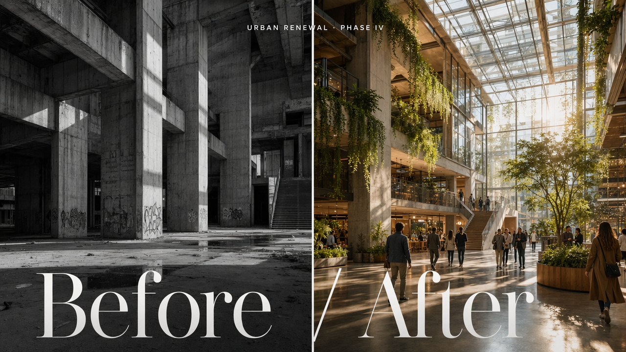 Urban Renewal · Before / After